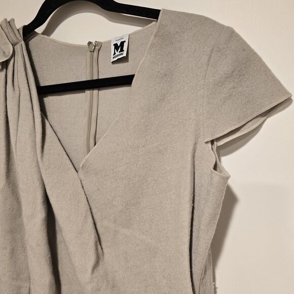 Missoni Top Wool Blend Made In Italy Tan Short Sleeve Small/Medium Designer Prep - Picture 5 of 12